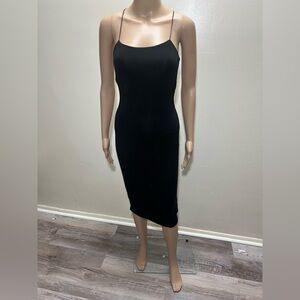 Alexander Wang Women's Spaghetti Strap‎ Black Dress Size XS With Stretch